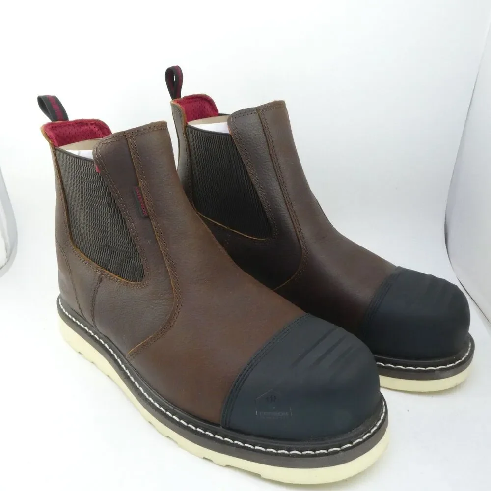 Avenger Men's US 13 EE Romeo Carbon Toe Boot Brown A7505 6